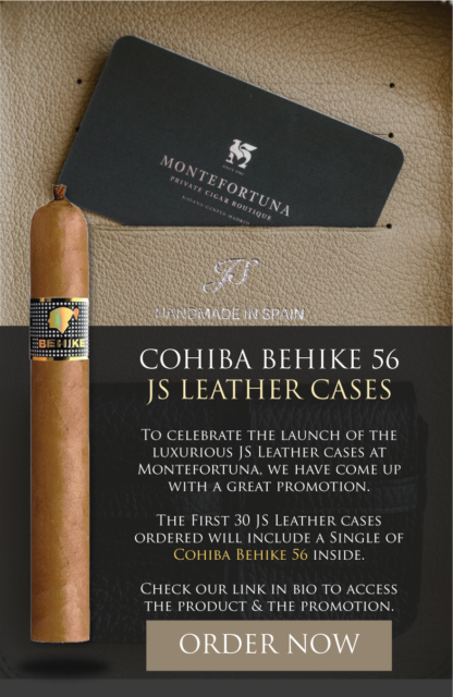 Cohiba Behike + JS Leather Cigar Case