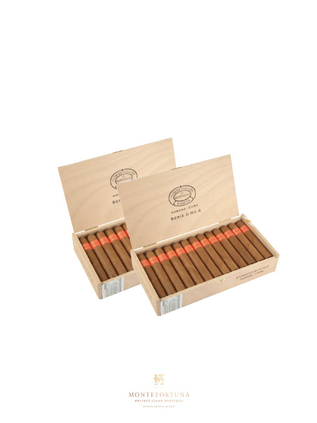 2 boxes of partagas serie d no.4